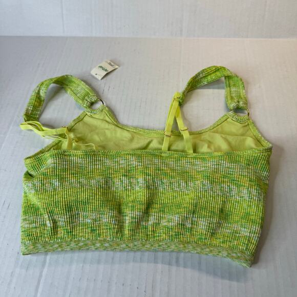 Aerie Seamless Ring Longline Bralette - Vibrant Mint Green NWT Large - Picture 4 of 8